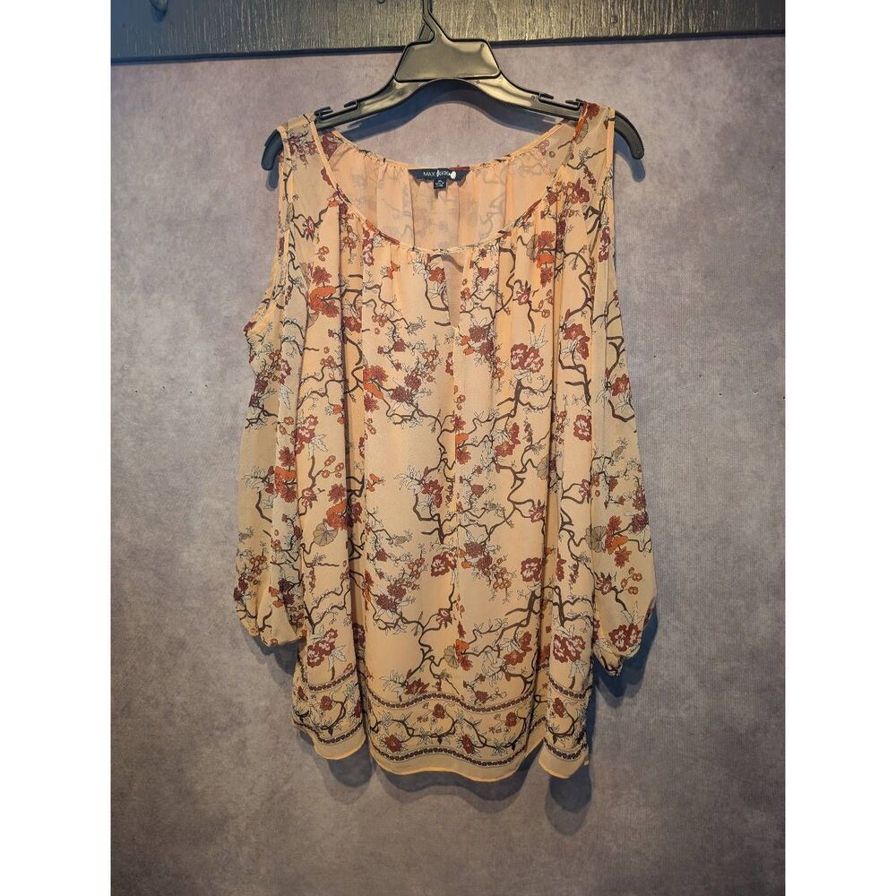 Max Edition Cold Shoulder Blouse Xl